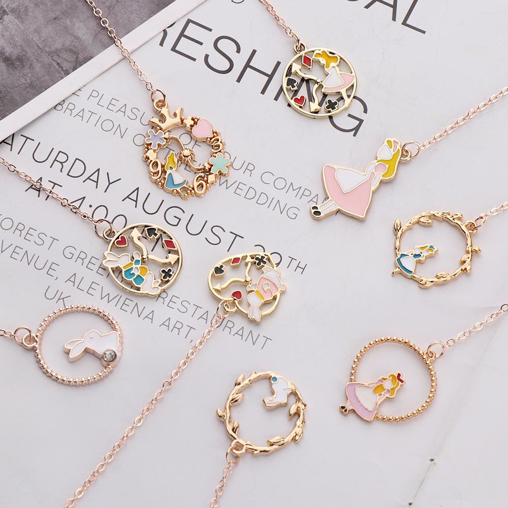Stationery Supplier - Creative Cartoon Metal Pendant Bookmark Pagination