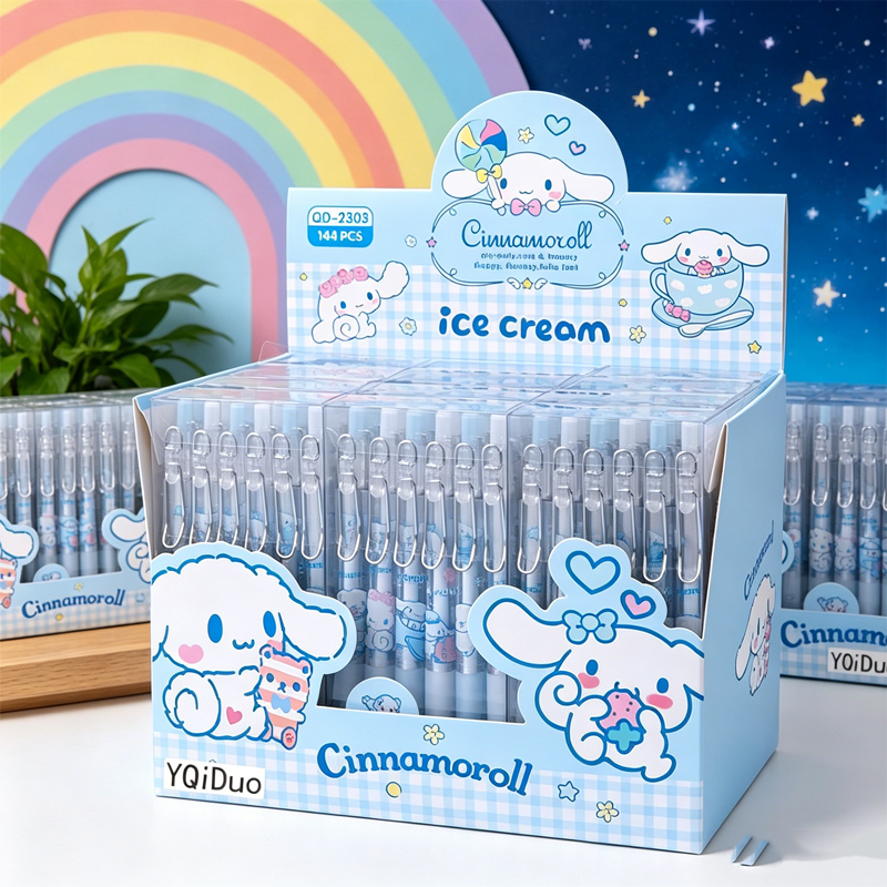 Stationery Supplier - 6-12Pcs Genuine Sanrio Series 0.5MM Gel