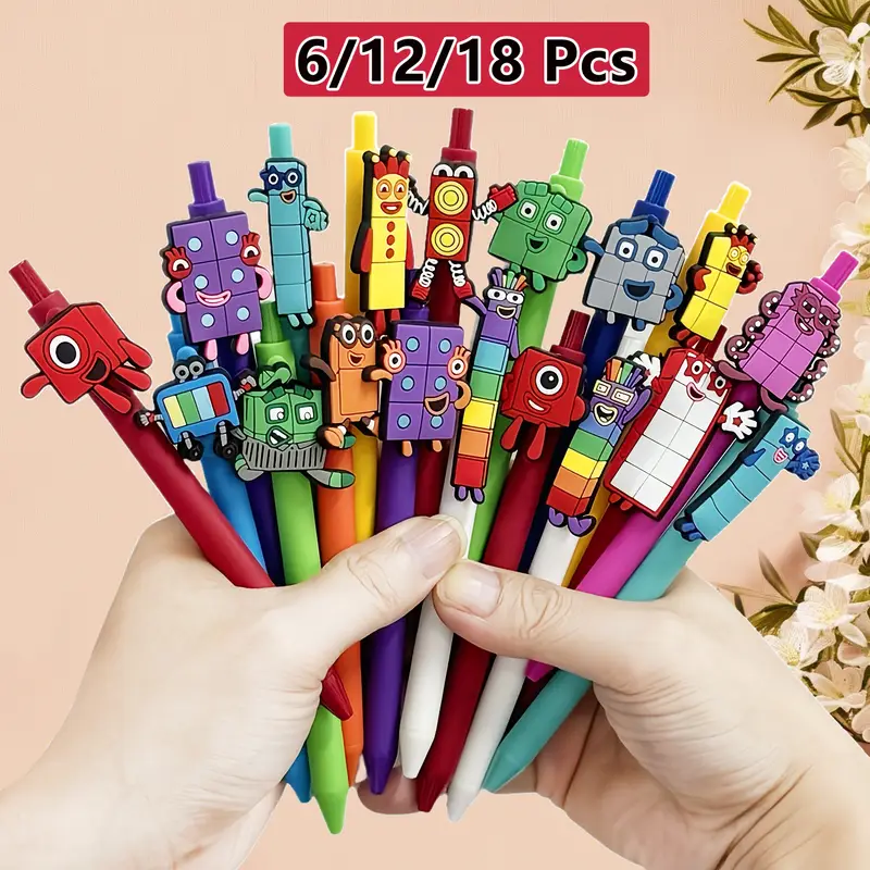 Fountain Pen Ink - 6/12/18 Building Block-Shaped Pen Cute Number