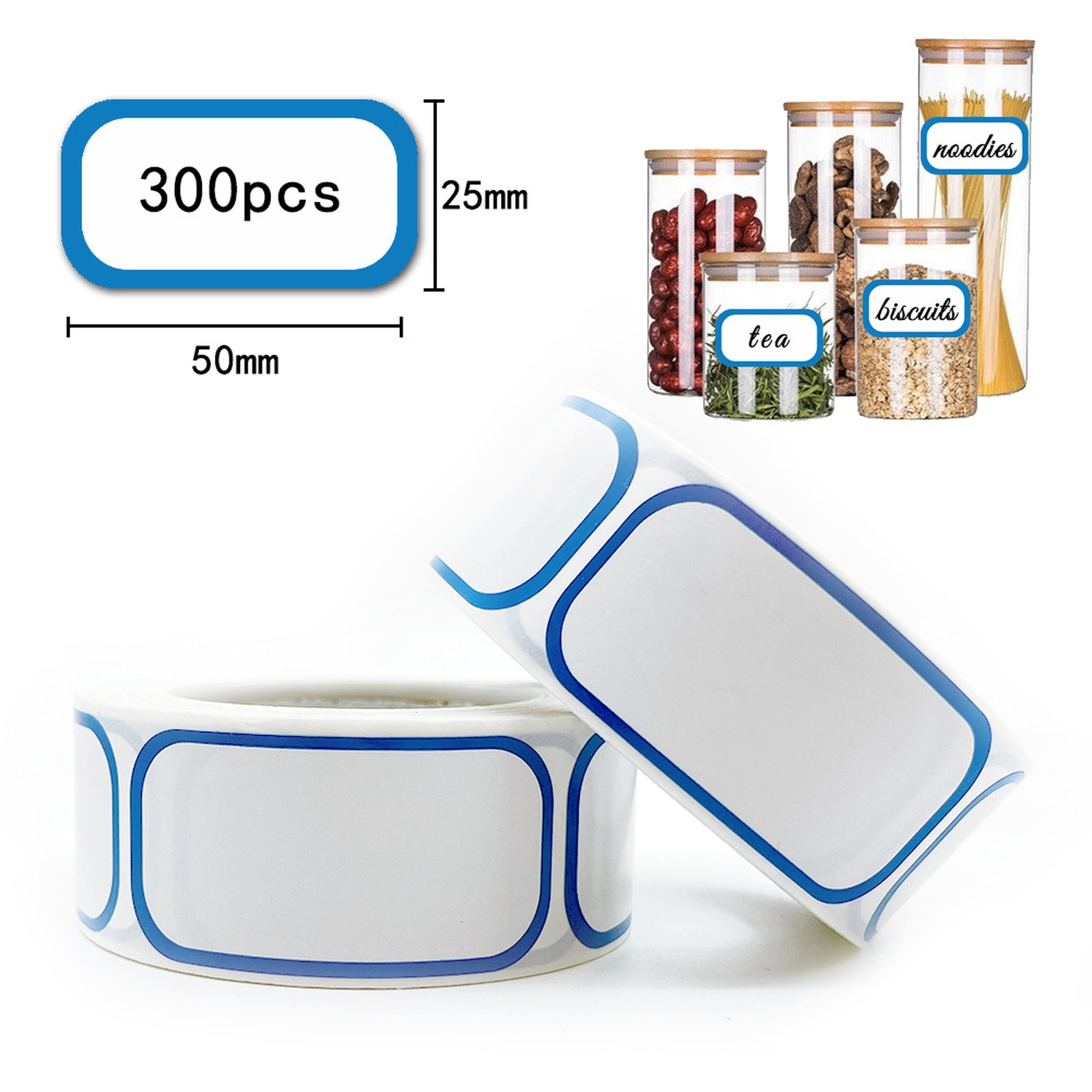 1 Roll of 300 Label Stickers,  - Sticker Label Roll 评论和价格