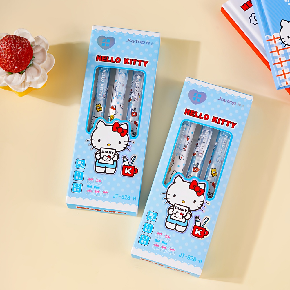 Genuine 3 Pcs/Set Sanrio Gel P - Office Supply Office Stationery Items 评论和价格