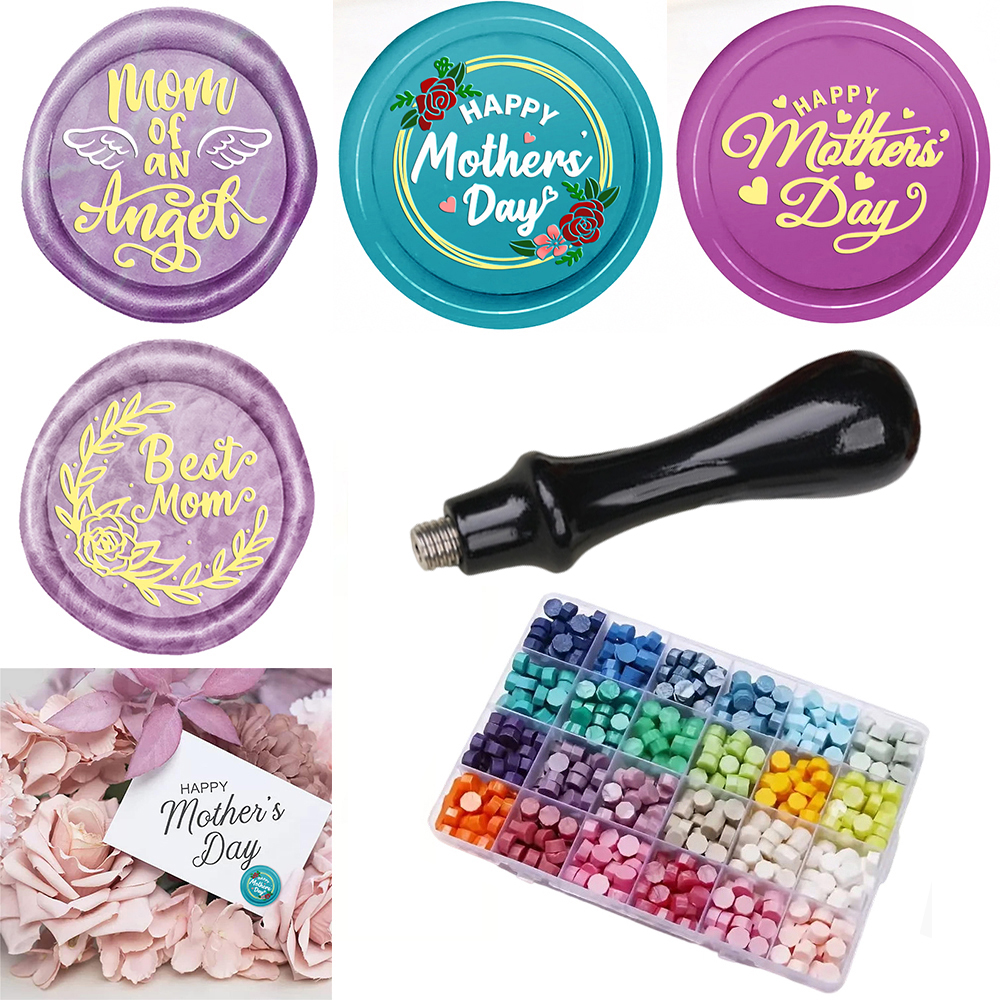 Happy Mother's Day Wax Seal St - Wax Seal Stamp Kit 评论和价格