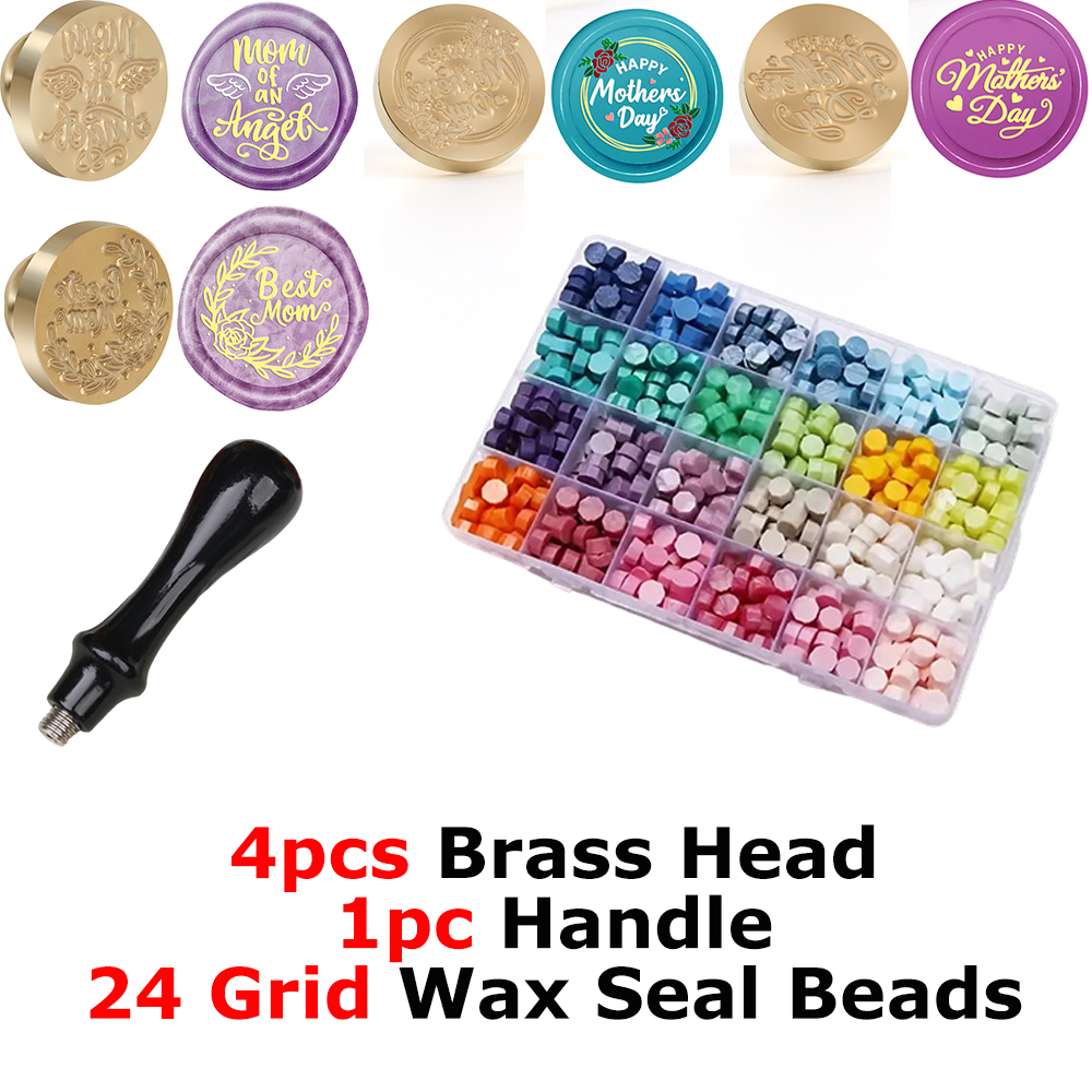 Happy Mother's Day Wax Seal St - Wax Seal Stamp Kit 评论和价格