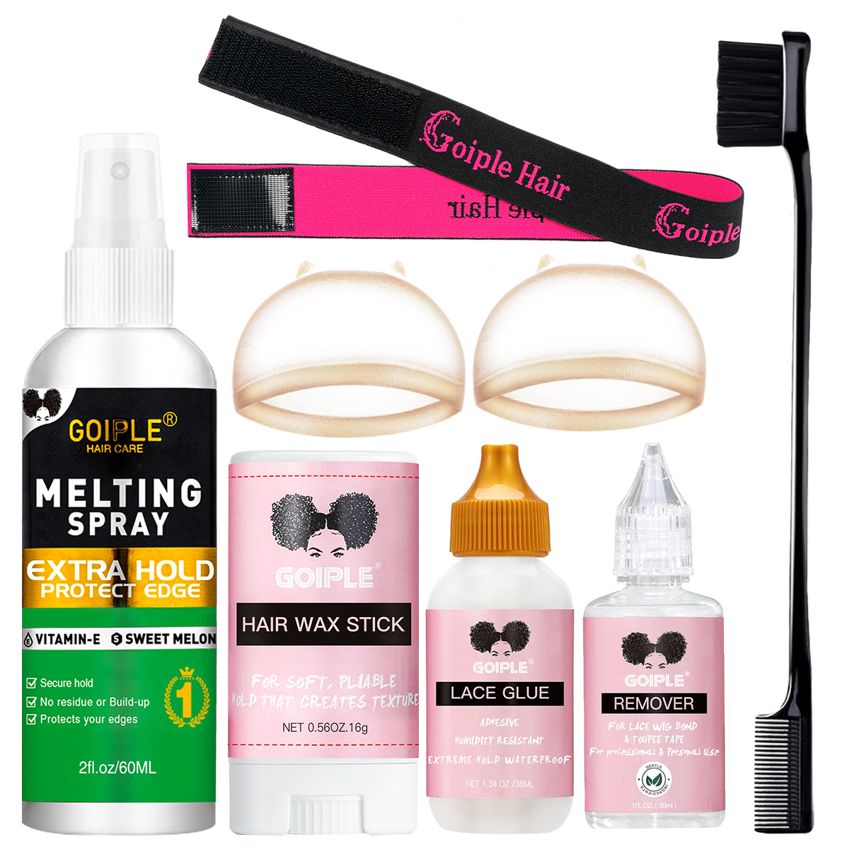 GOIPLE Lace Wig Melting Spray  - Glue Stick Pack 评论和价格
