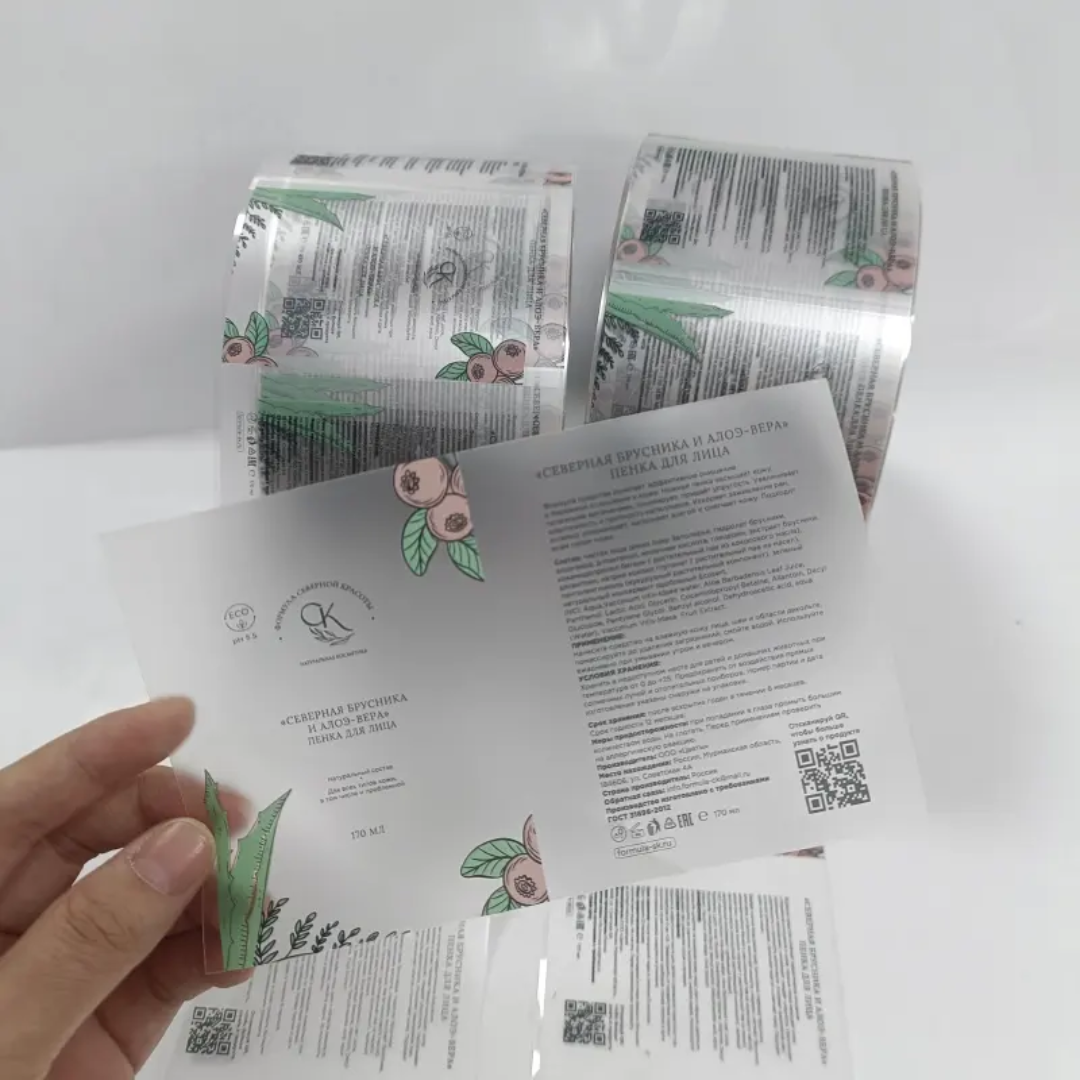 Customizable Matte Transparent - Sticker Label Roll 评论和价格