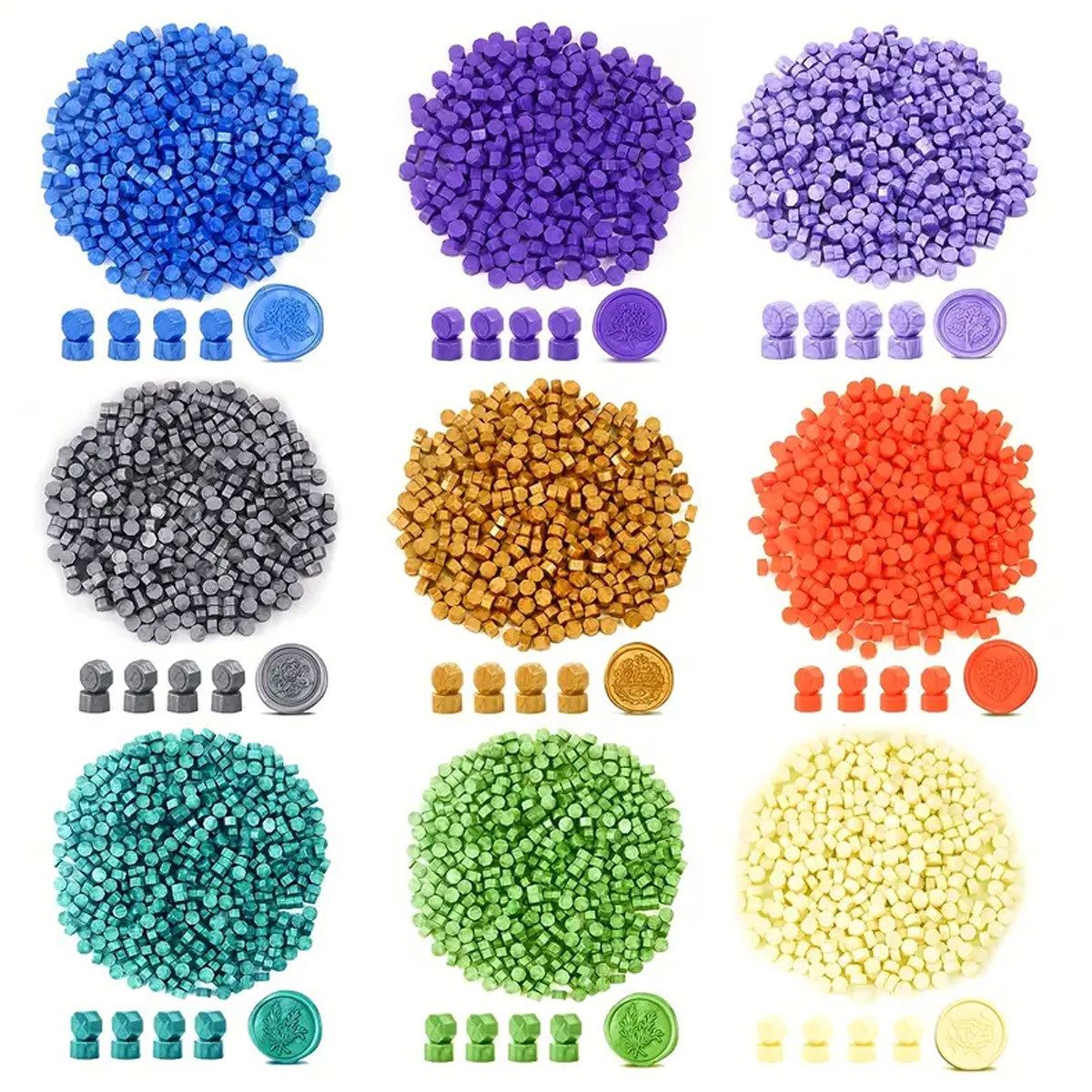 100pc/bag Wax Seal Beads Kit,D - Wax Seal Stamp Kit 评论和价格