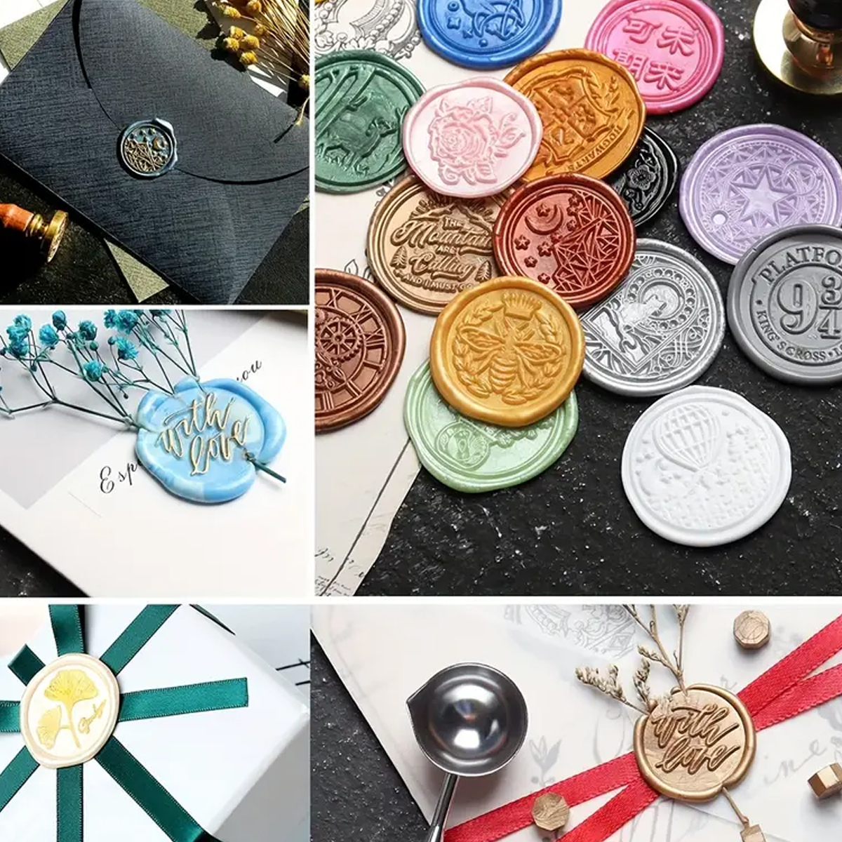 100pc/bag Wax Seal Beads Kit,D - Wax Seal Stamp Kit 评论和价格