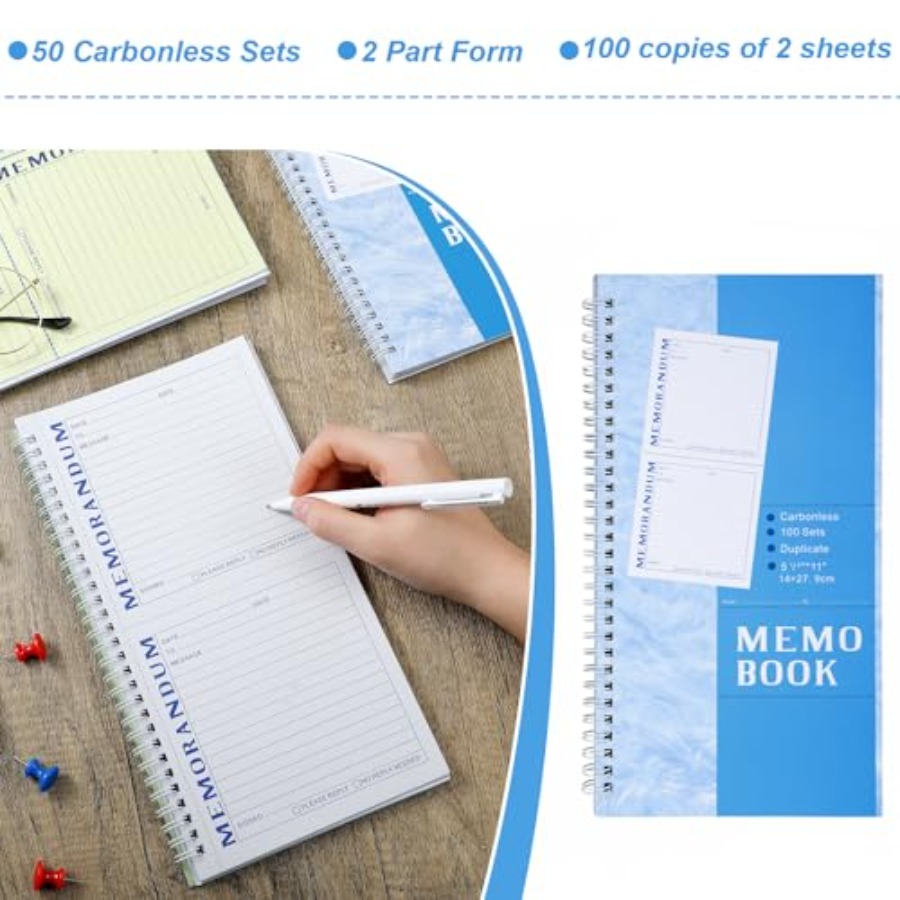 3 Pack Memorandum Book Carbon  - Carbon Copy Book 评论和价格