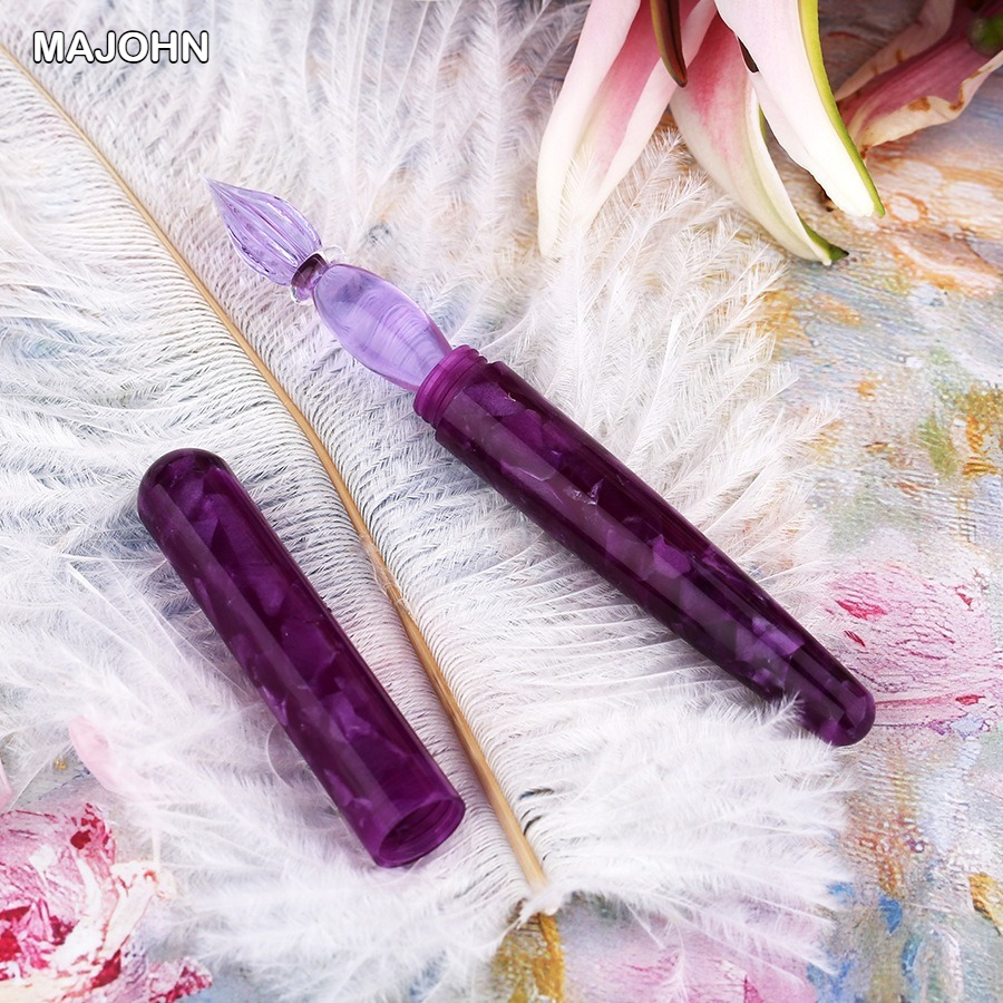 MAJOHN N10 Resin Handmade Glas - Fountain Pen Ink 评论和价格