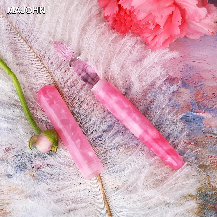 MAJOHN N10 Resin Handmade Glas - Fountain Pen Ink 评论和价格