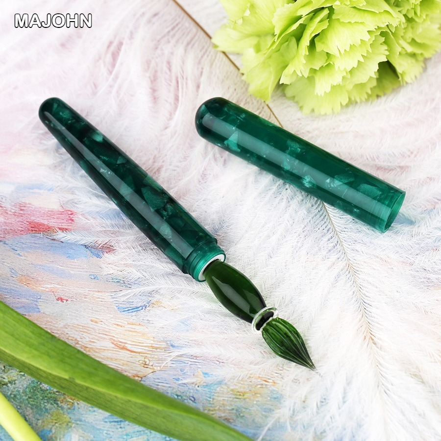 MAJOHN N10 Resin Handmade Glas - Fountain Pen Ink 评论和价格