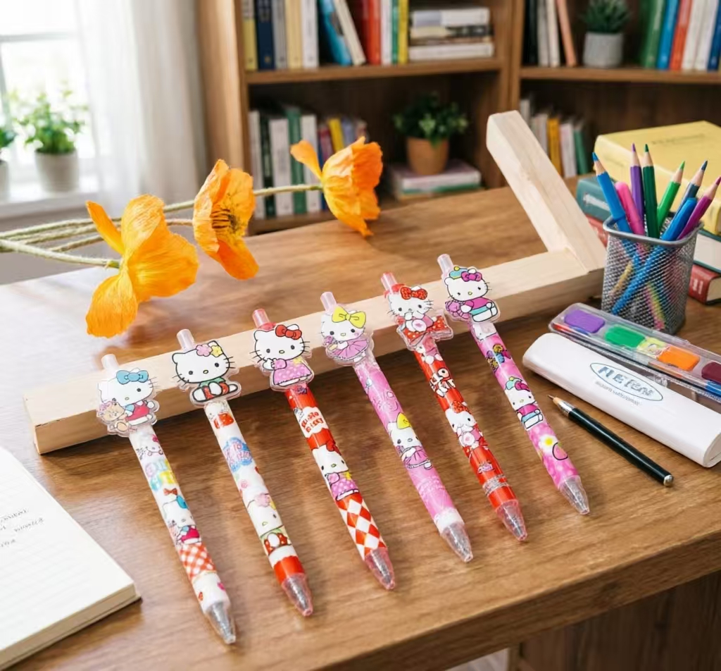 Cute Hello Kitty Gel Pen 0.5mm - Office Supply Office Stationery Items 评论和价格