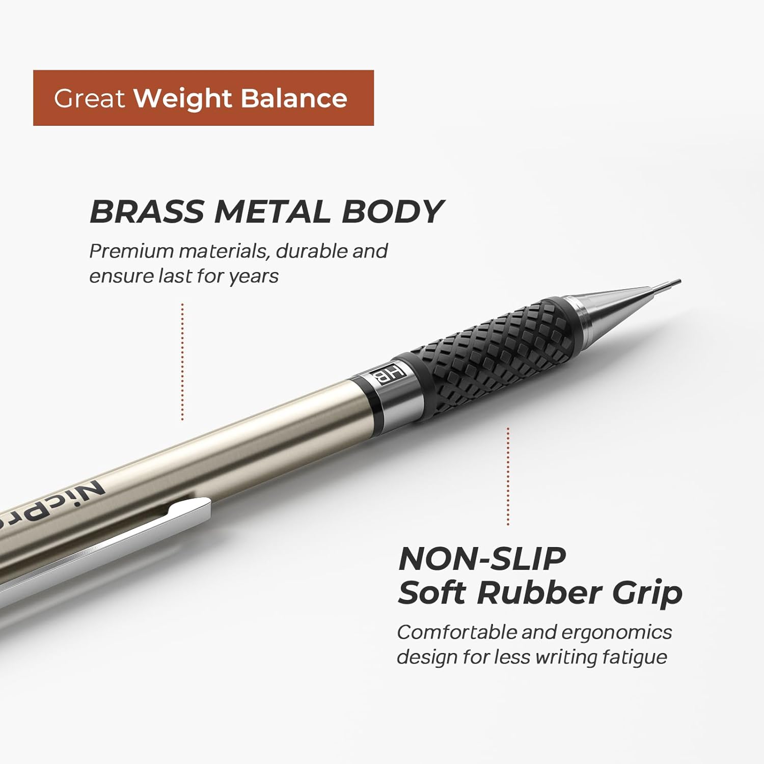 0.7 mm Metal Mechanical Pencil - Mechanical Pencil Lead 评论和价格