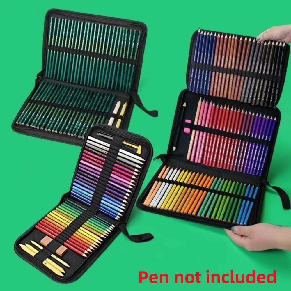 36/48/72 Hole Pen Curtain Blac - Pen Pouch Roll 评论和价格