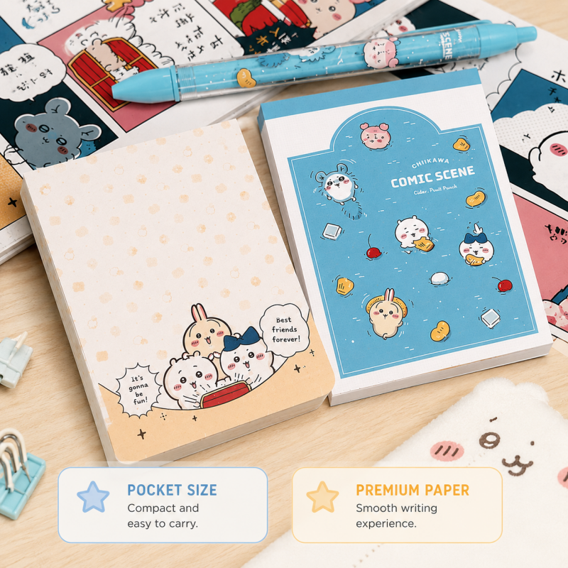 Cartoon Chiikawa Mini Notebook - Office Supply Office Stationery Items 评论和价格