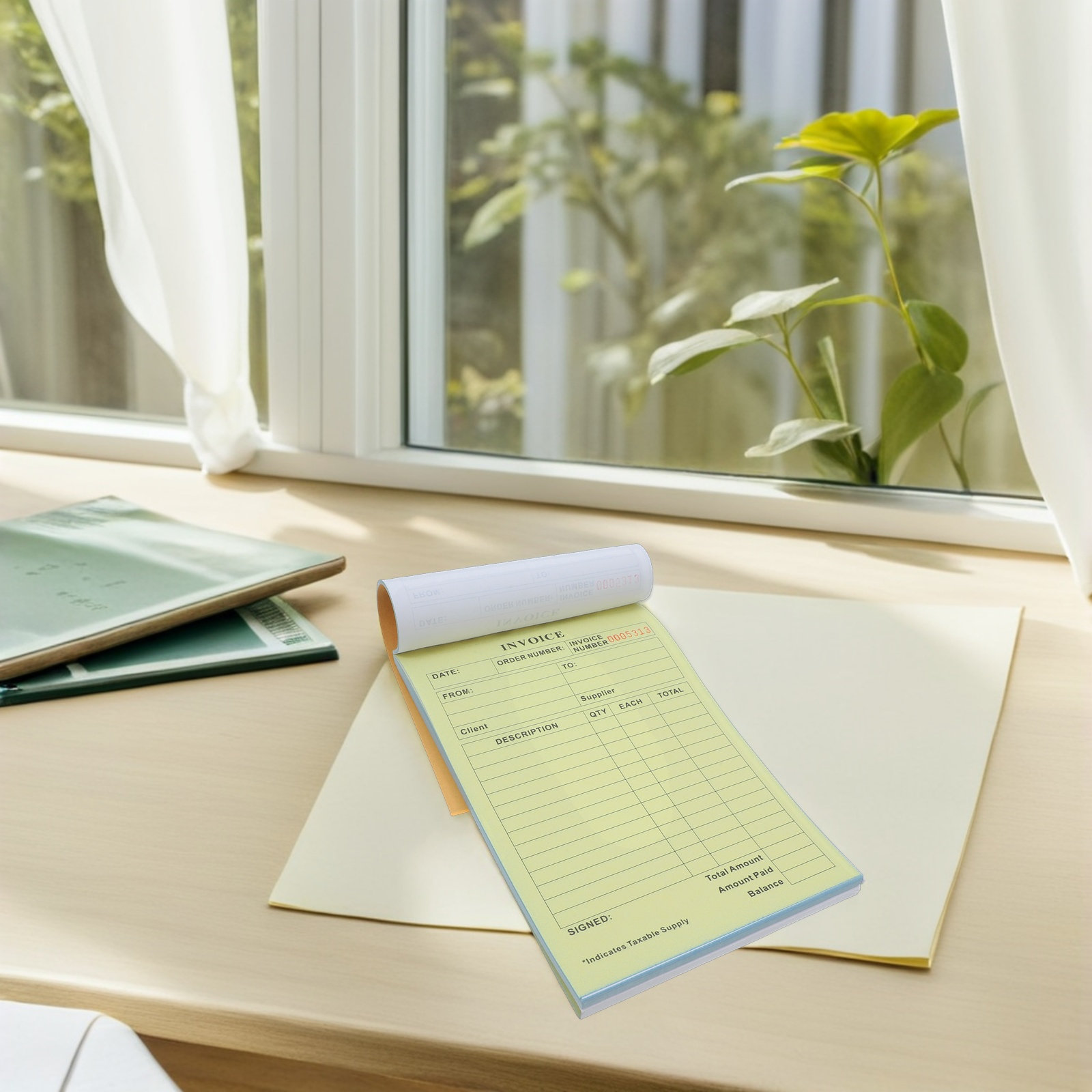 2-Part Carbonless Invoice Rece - Carbon Copy Book 评论和价格