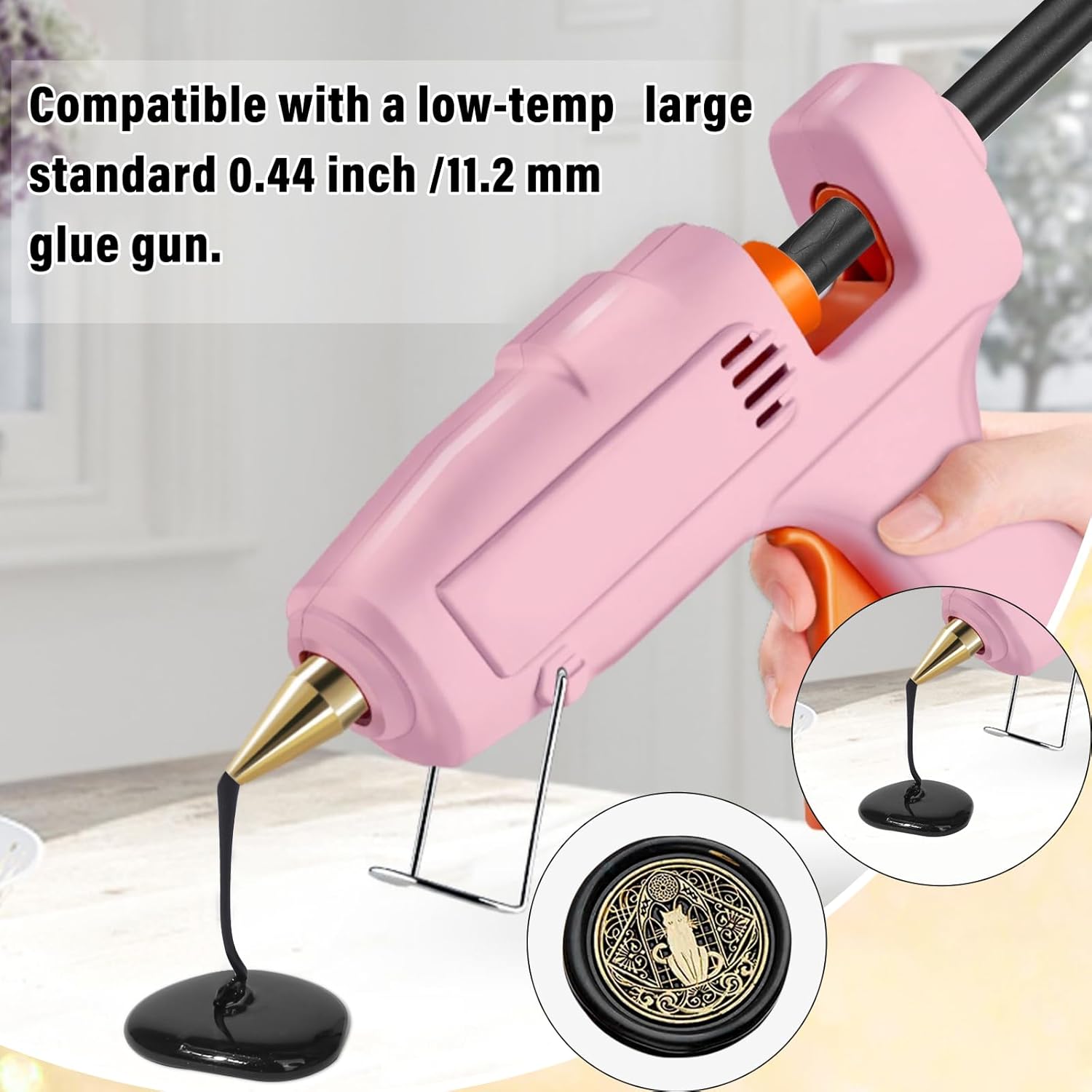 20-26Pcs Glue Gun Sealing Wax  - Wax Seal Stamp Kit 评论和价格
