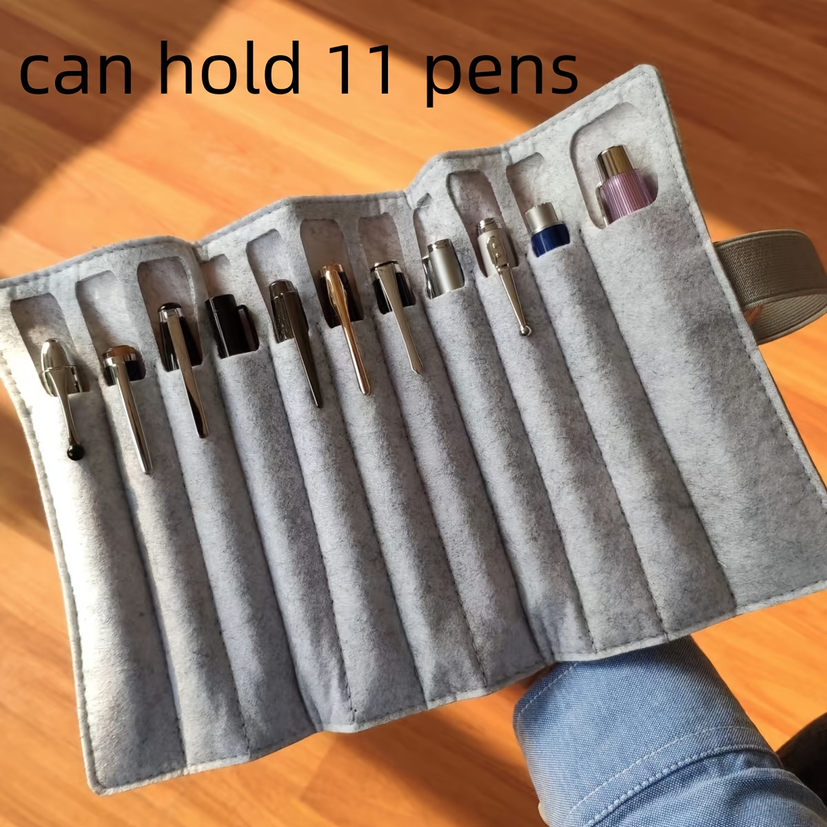 11-Pen Capacity Felt Roll-Up P - Pen Pouch Roll 评论和价格