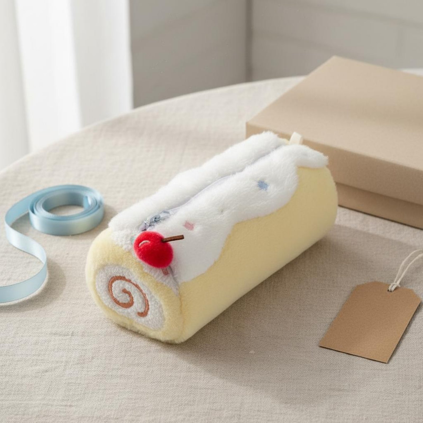 Cake Roll Pen Case Cute Design - Pen Pouch Roll 评论和价格