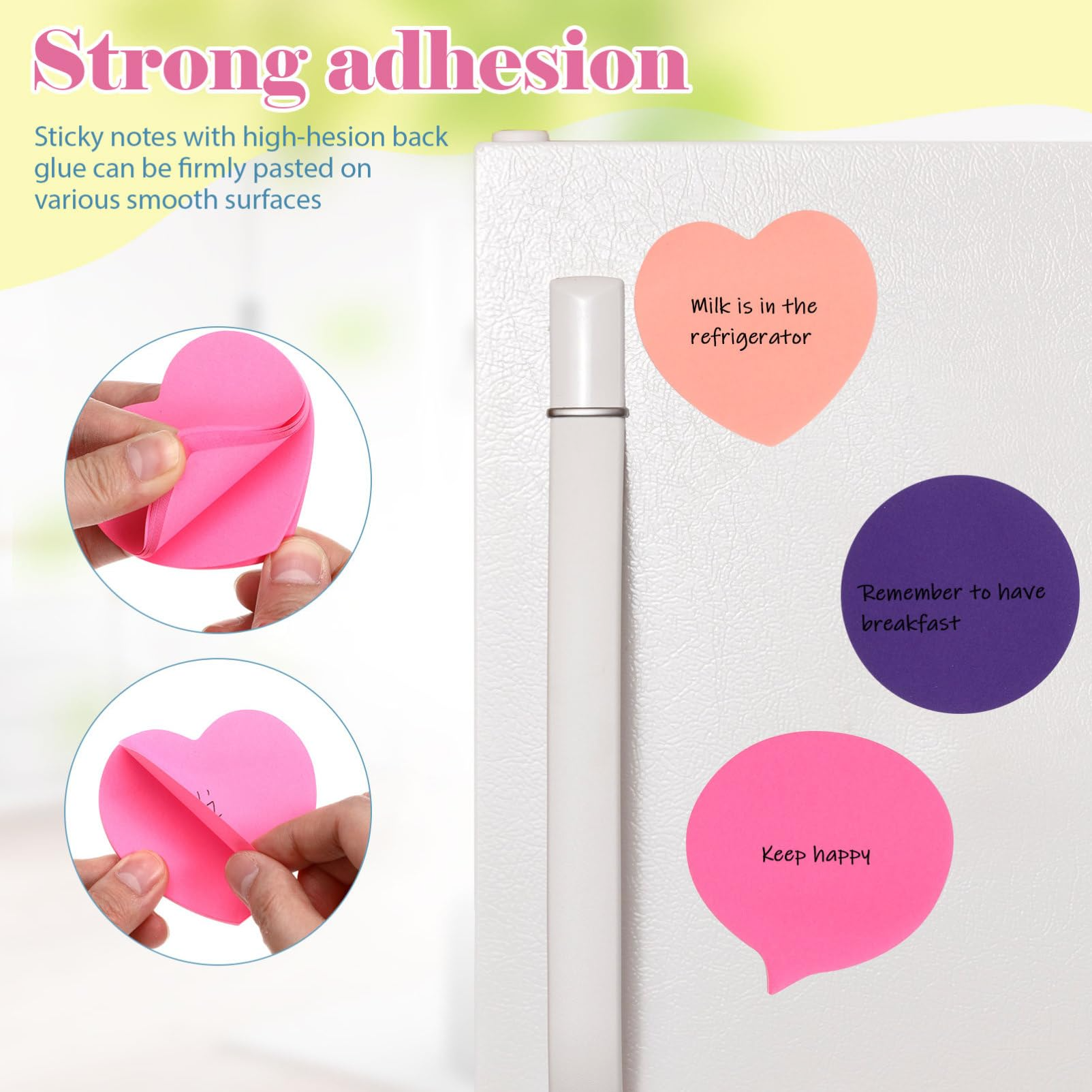 【3 Styles Heart Memo Pads】720  - Total Stationery & Office Supply 评论和价格