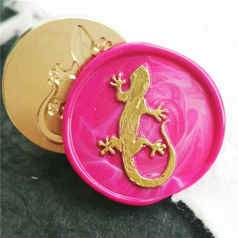 gecko Sealling Wax Stamp THE g - Wax Seal Stamp Kit 评论和价格
