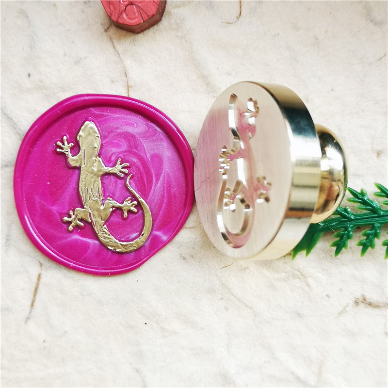 gecko Sealling Wax Stamp THE g - Wax Seal Stamp Kit 评论和价格