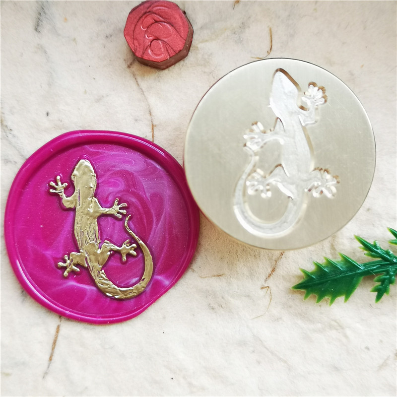 gecko Sealling Wax Stamp THE g - Wax Seal Stamp Kit 评论和价格