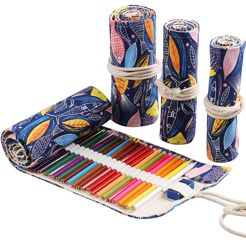 12/24/36/48/72 Hole Colorful C - Pen Pouch Roll 评论和价格