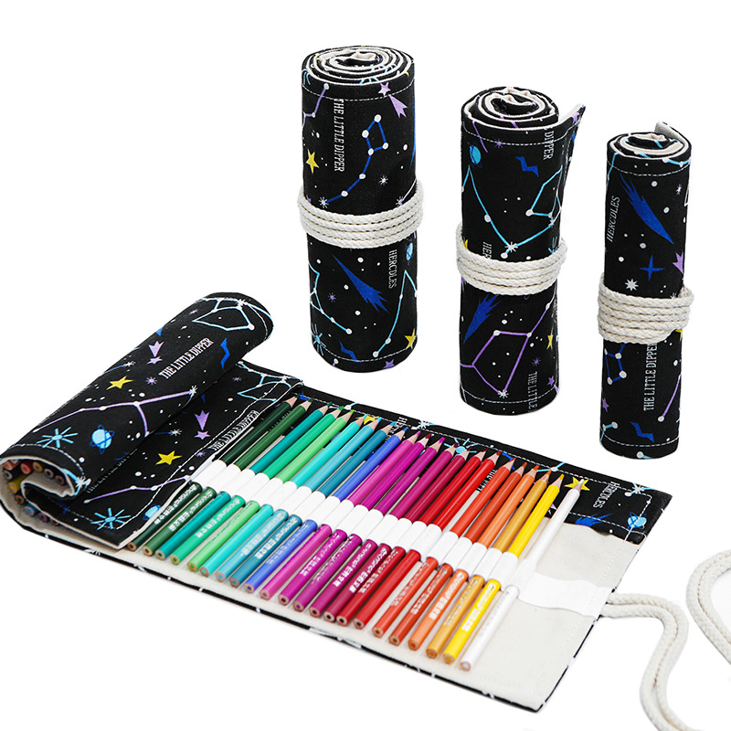 12/24/36/48/72 Hole Colorful C - Pen Pouch Roll 评论和价格