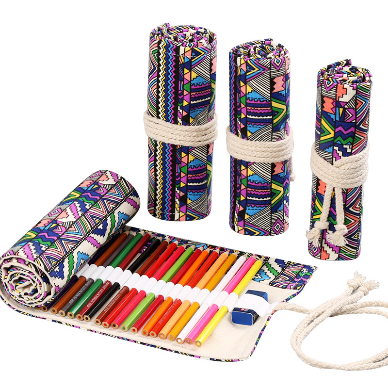 12/24/36/48/72 Hole Colorful C - Pen Pouch Roll 评论和价格