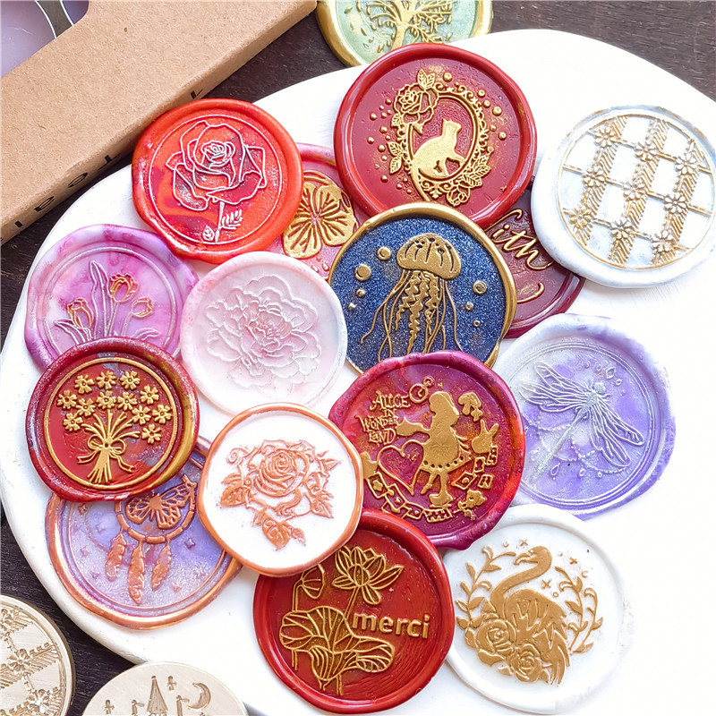 Jellyfish Starfish Butterfly C - Wax Seal Stamp Kit 评论和价格