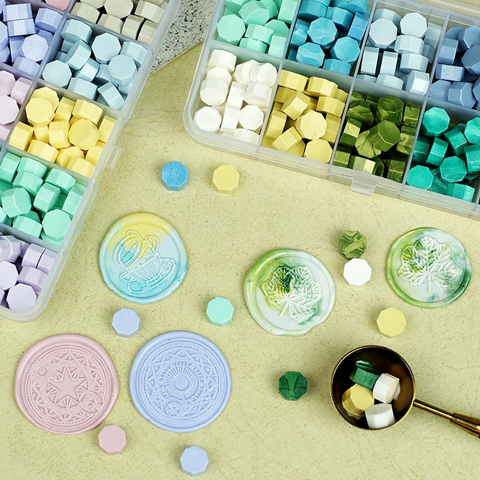 Letter Sealing Beads Macaron M - Wax Seal Stamp Kit 评论和价格