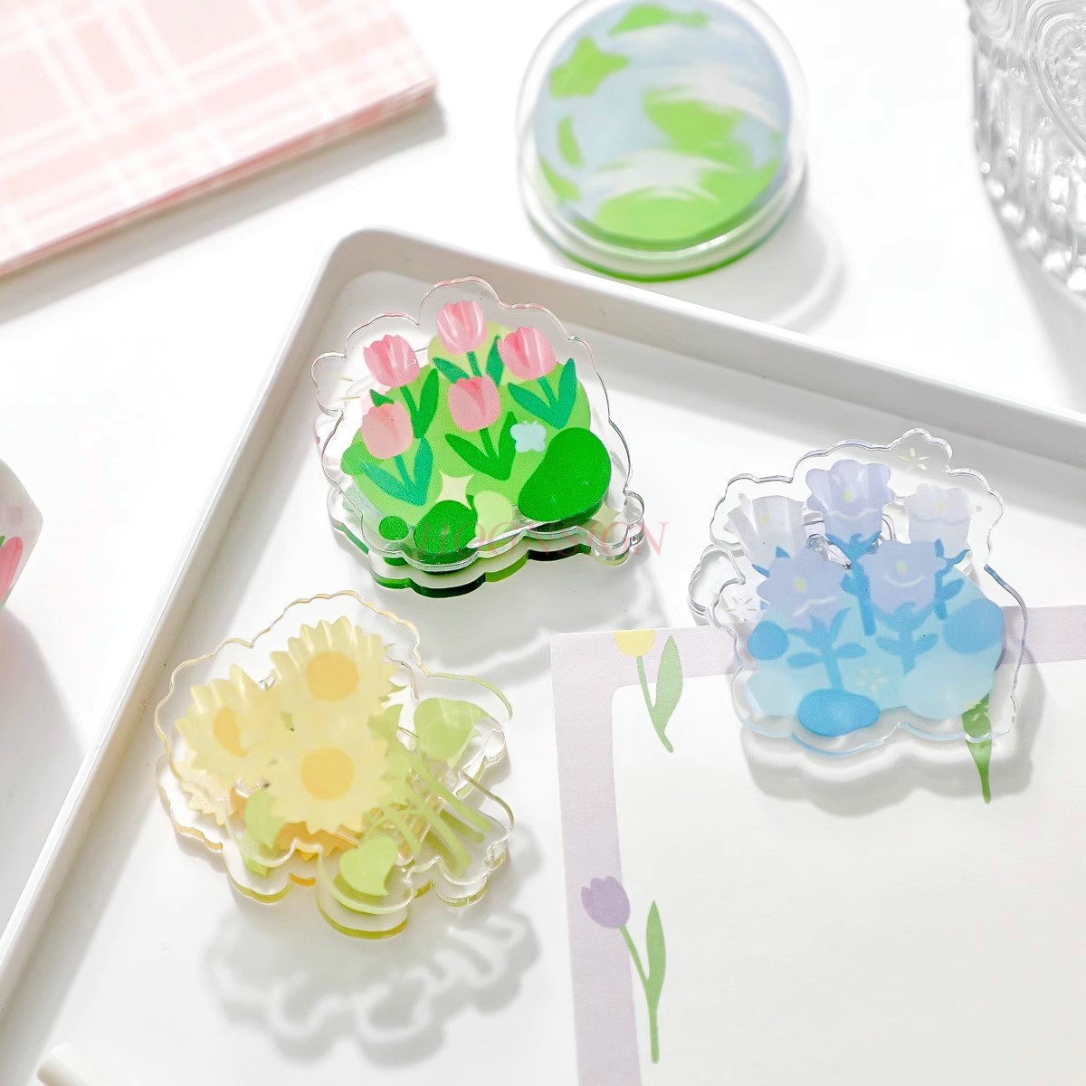 1pcs Afternoon Garden Acrylic  - Is Stationery Office Supply 评论和价格