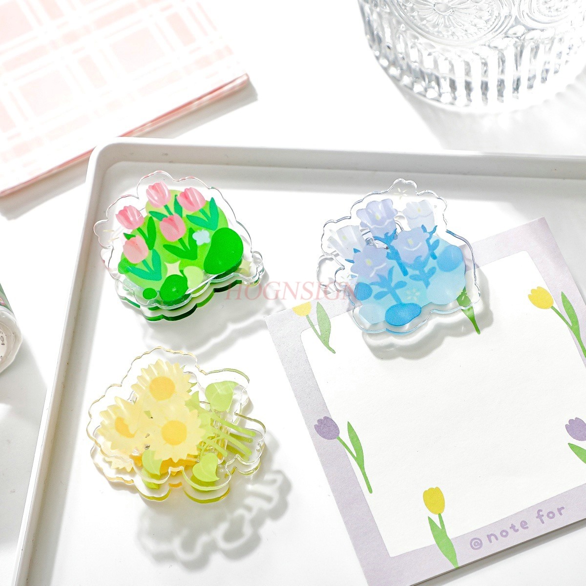 1pcs Afternoon Garden Acrylic  - Is Stationery Office Supply 评论和价格