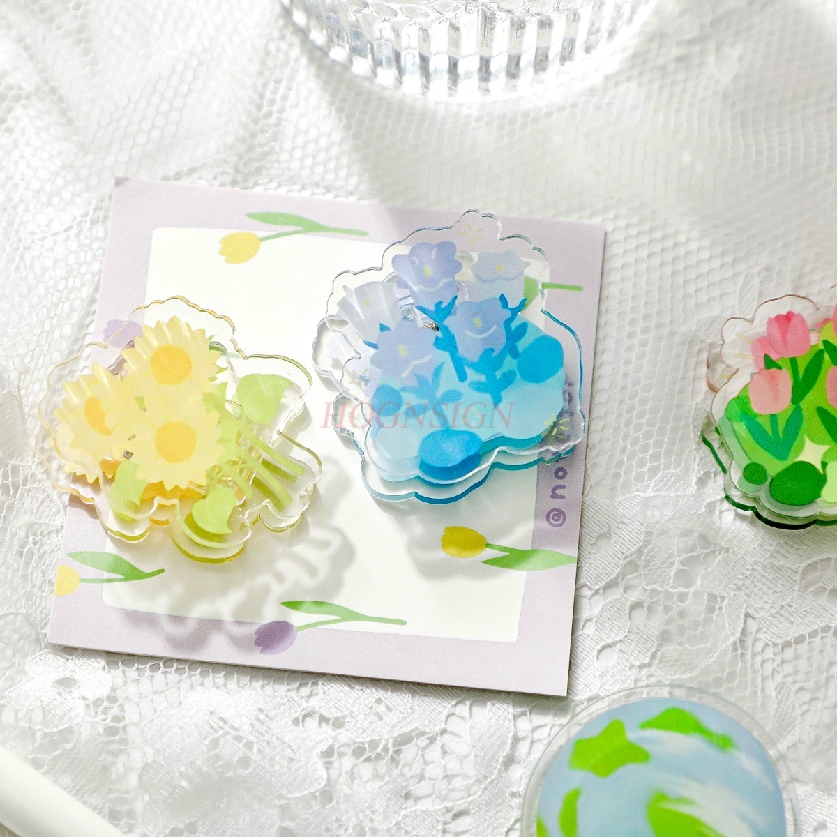 1pcs Afternoon Garden Acrylic  - Is Stationery Office Supply 评论和价格