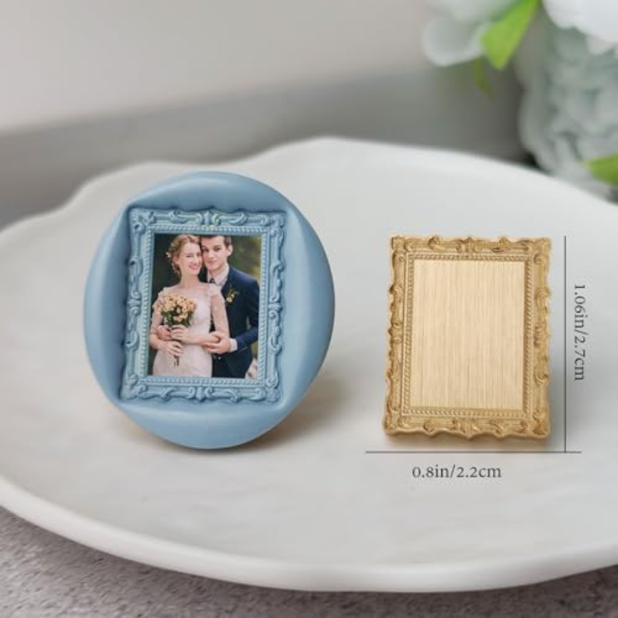 Frame Wax Seal Stamp, 3D Embos - Wax Seal Stamp Kit 评论和价格