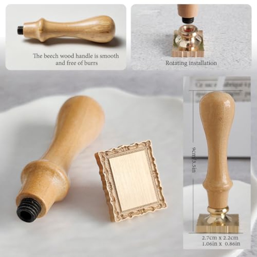 Frame Wax Seal Stamp, 3D Embos - Wax Seal Stamp Kit 评论和价格