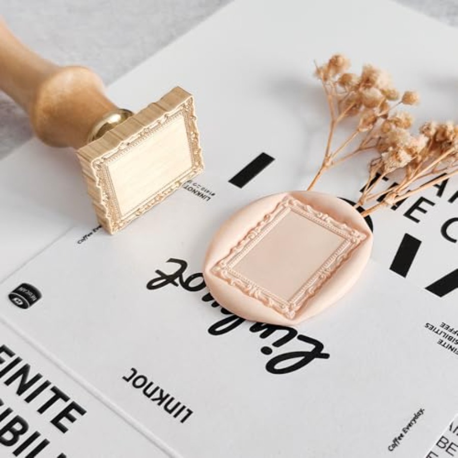 Frame Wax Seal Stamp, 3D Embos - Wax Seal Stamp Kit 评论和价格