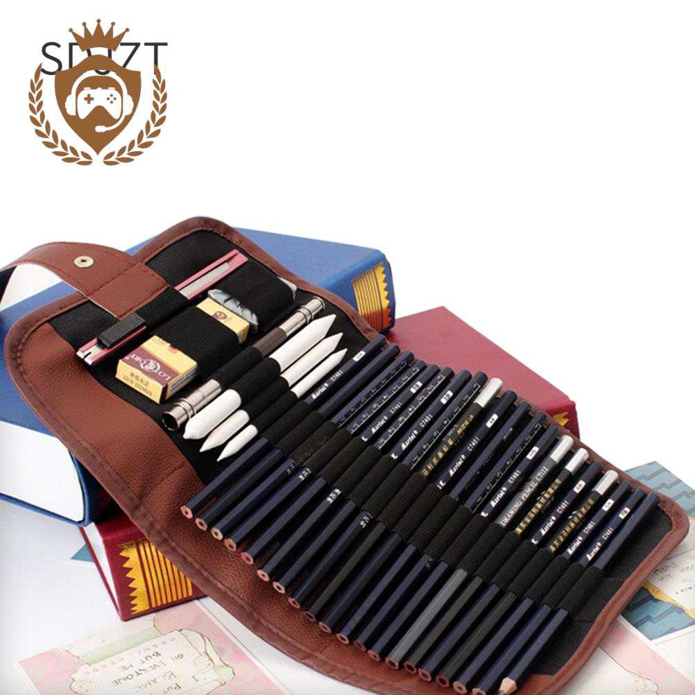 Artist Roll Up Pencil Bag 24 H - Pen Pouch Roll 评论和价格