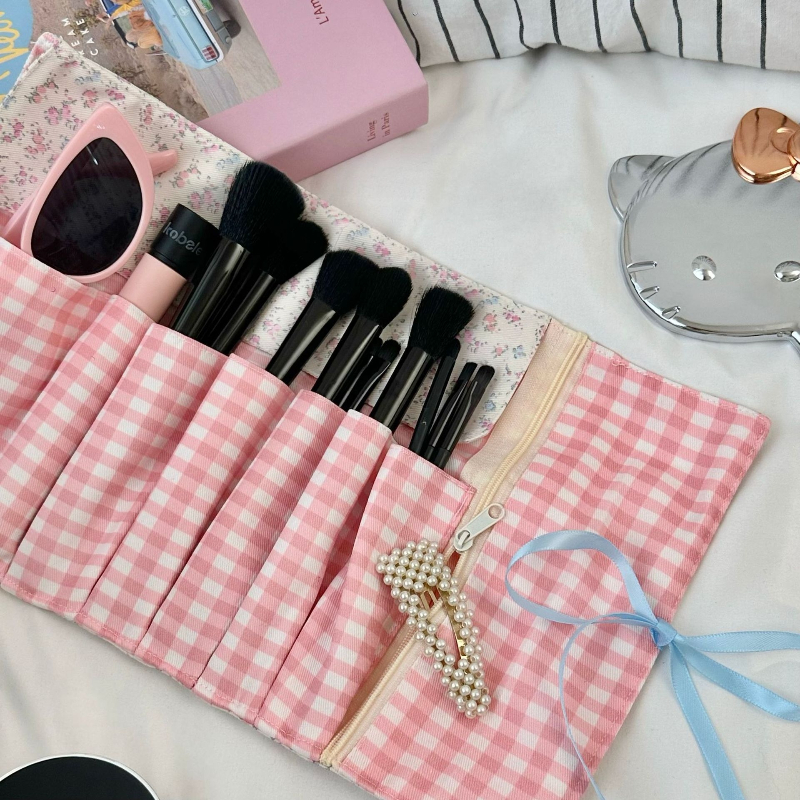 Aesthetic Spring Floral Roll-u - Pen Pouch Roll 评论和价格