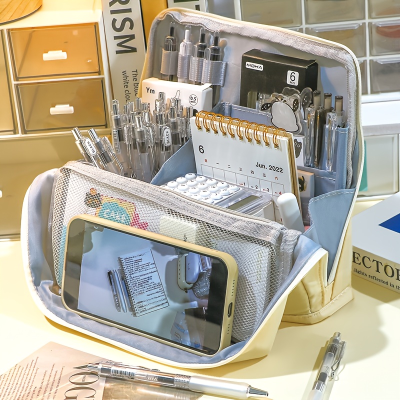 Washable Pencil Case Organizer - Pen Pouch Roll 评论和价格