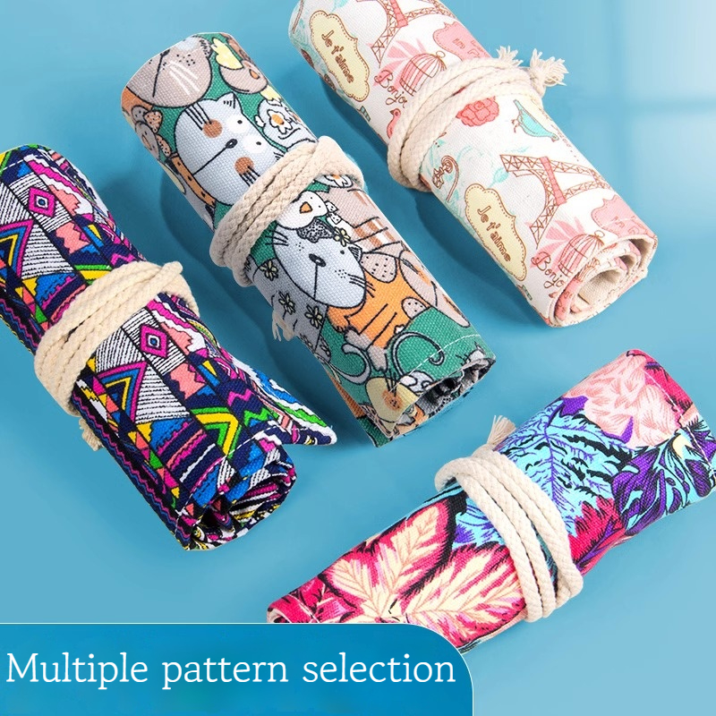 36/48/72 Holes Roll Art Pencil - Pen Pouch Roll 评论和价格