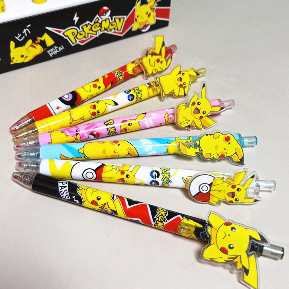 6Pcs Anime Pokemon Pikachu Pus - Office Supply Office Stationery Items 评论和价格