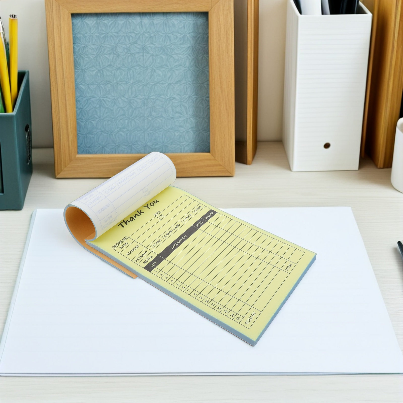 2Pcs 2-Part Receipt Book with  - Carbon Copy Book 评论和价格