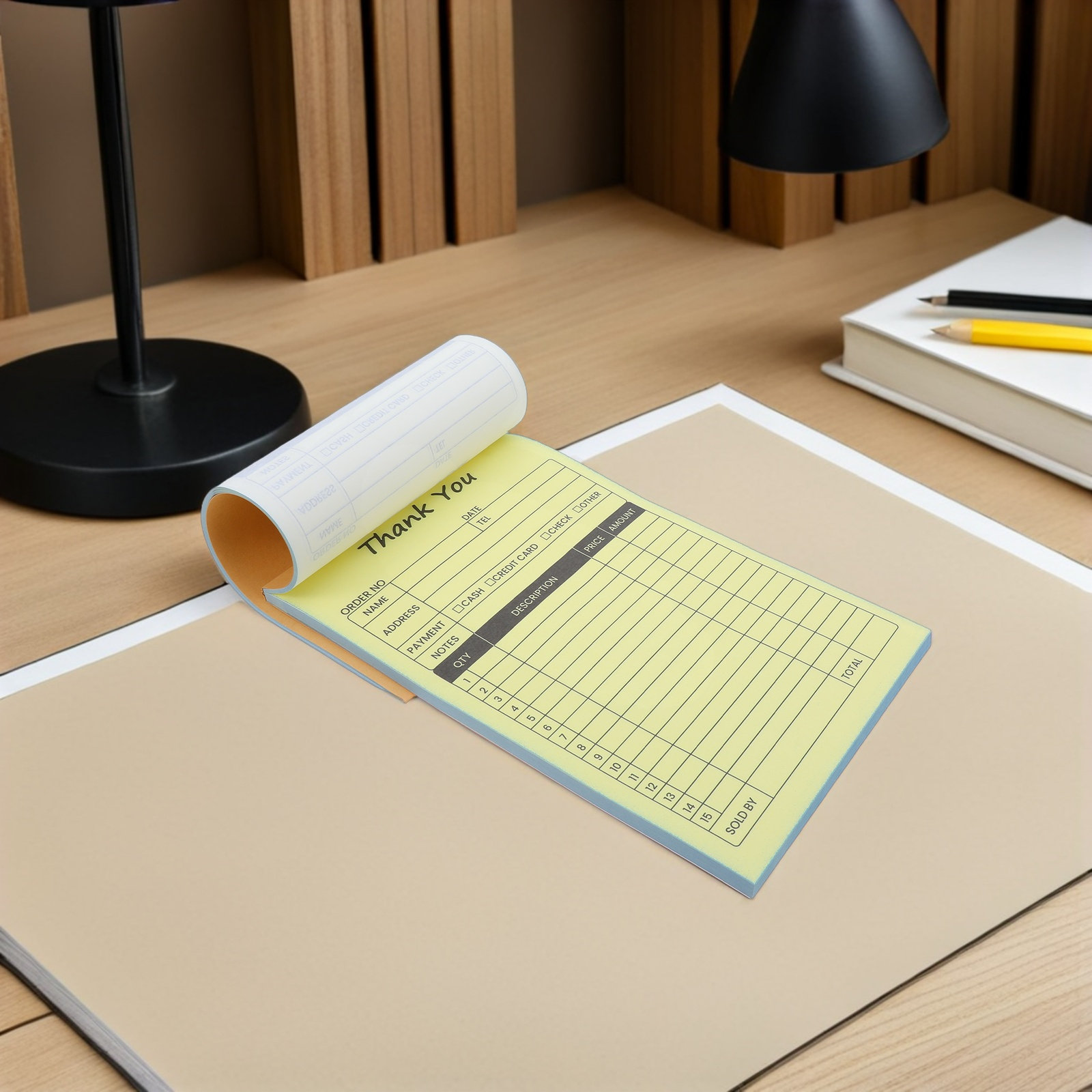 2Pcs 2-Part Receipt Book with  - Carbon Copy Book 评论和价格