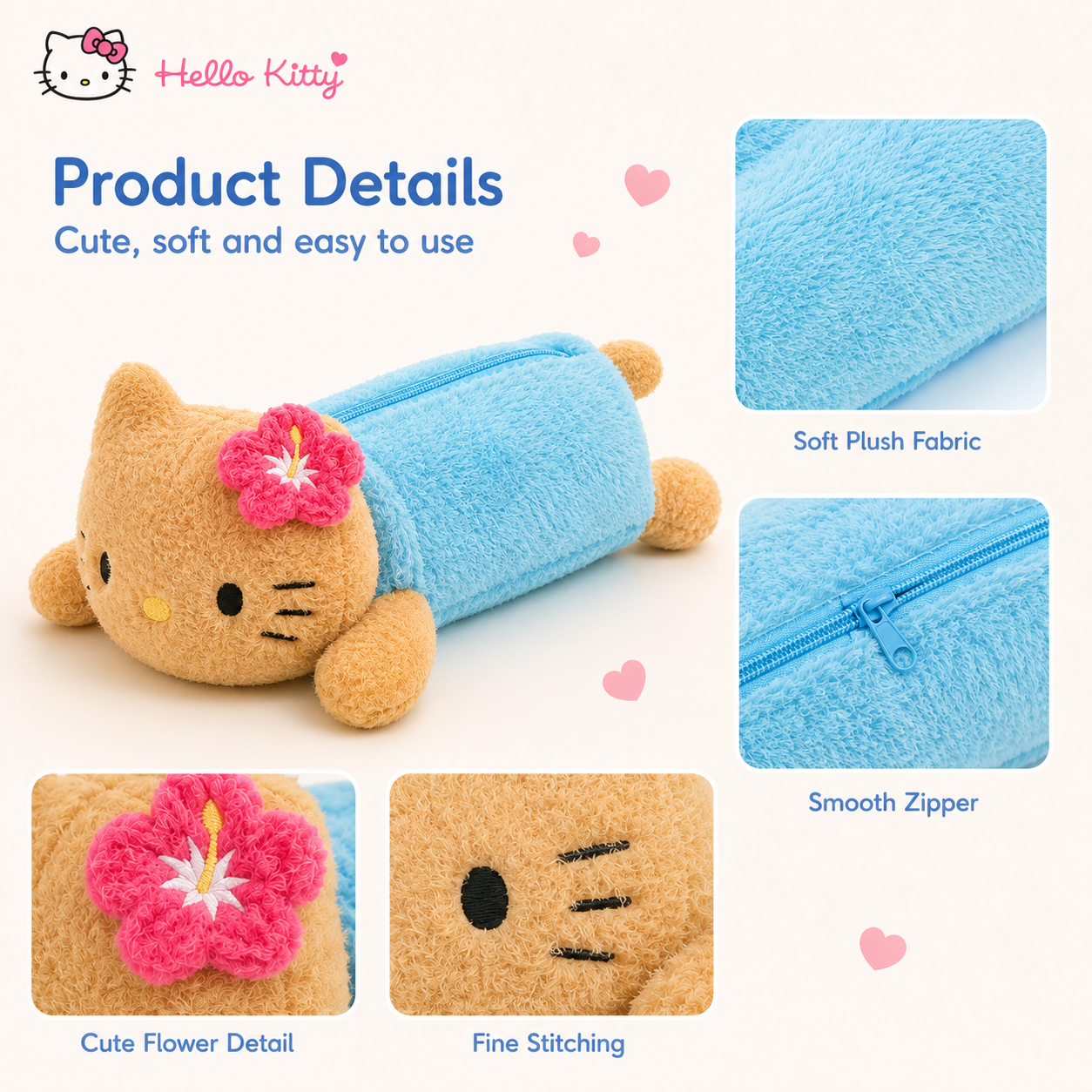 Sanrio Hawaiian Cute Tan Hello - Tan Stationery & Office Supply 评论和价格