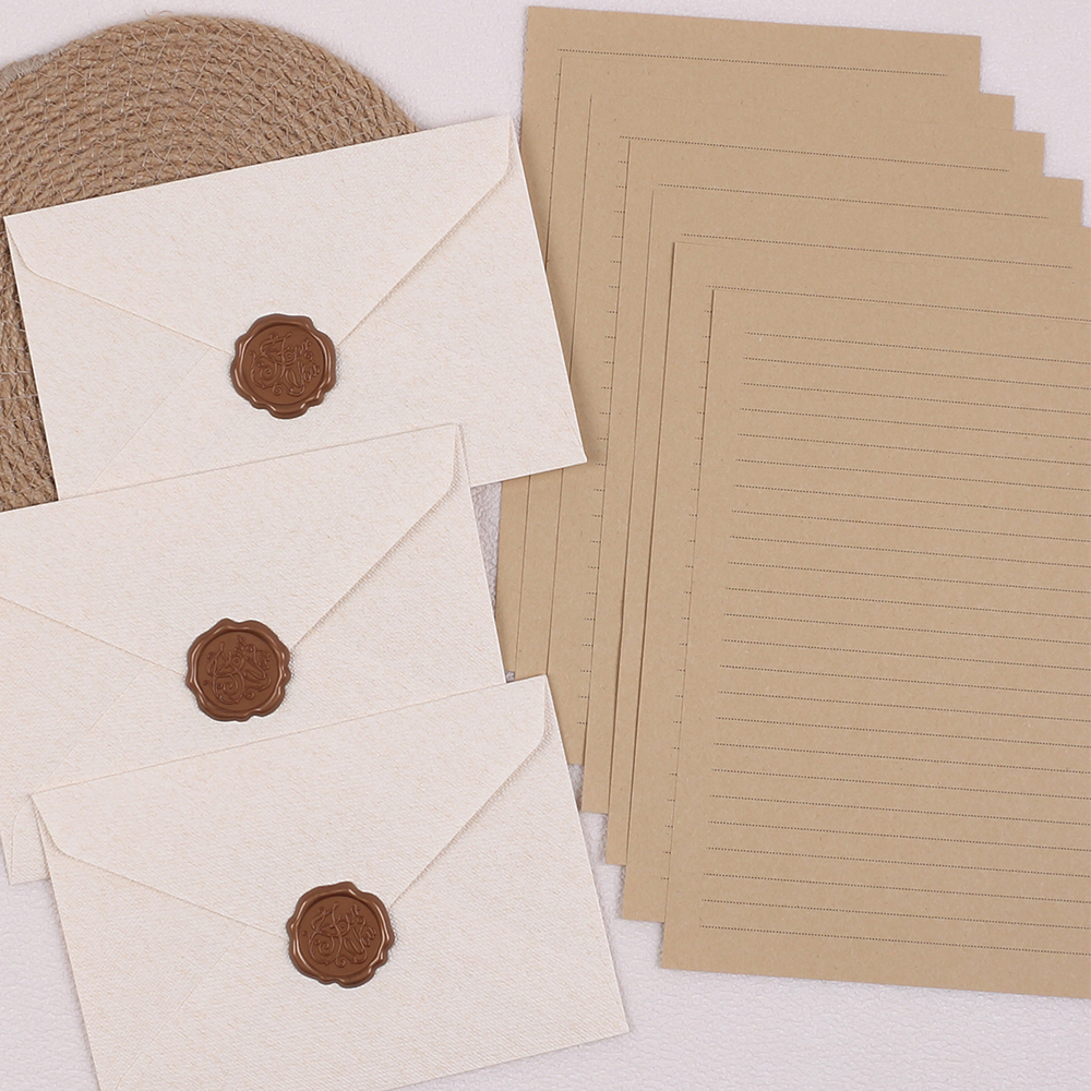 Stationery Set with Envelopes  - Wax Seal Stamp Kit 评论和价格