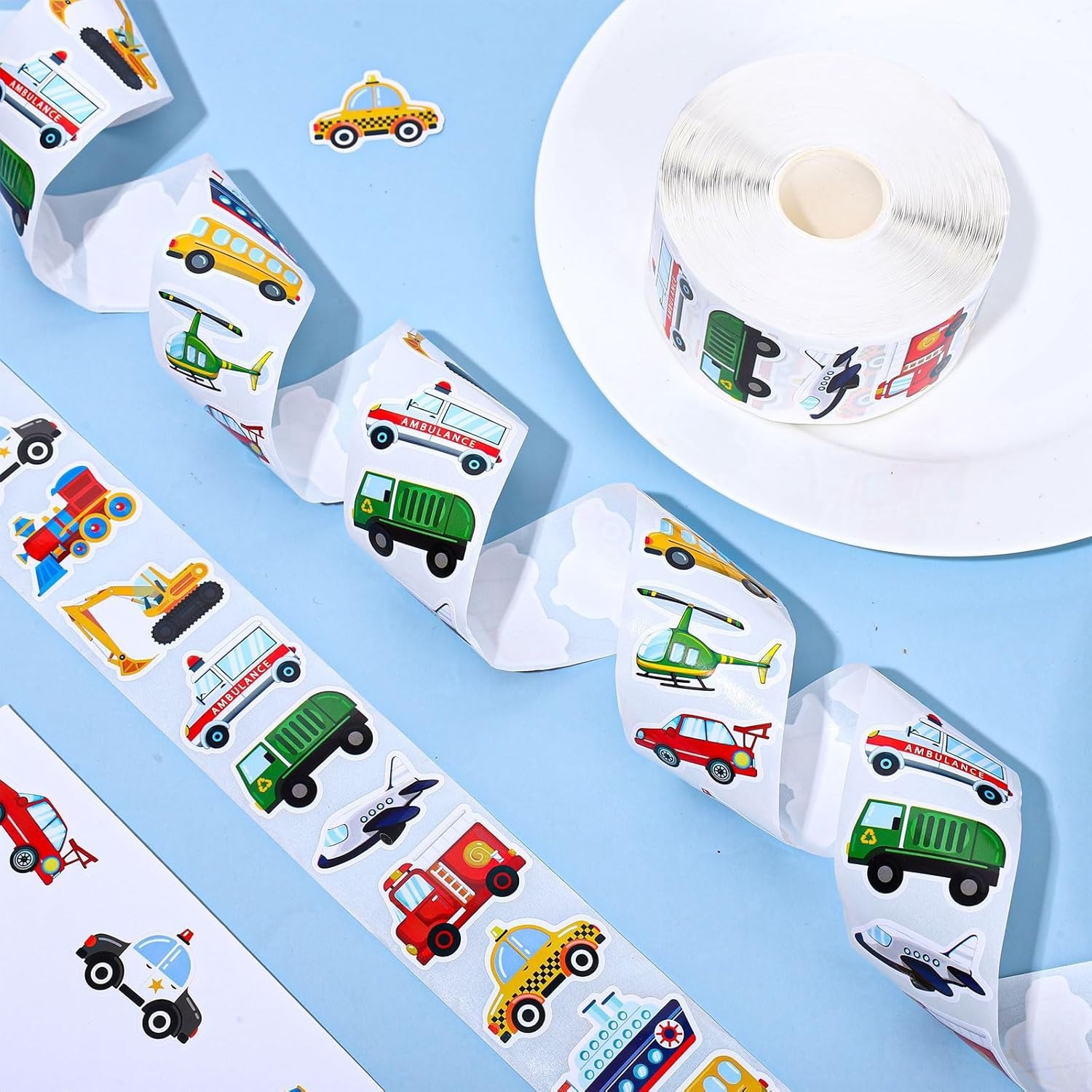 500Pcs /1 Rolls 2.5cm/1inch Ca - Sticker Label Roll 评论和价格