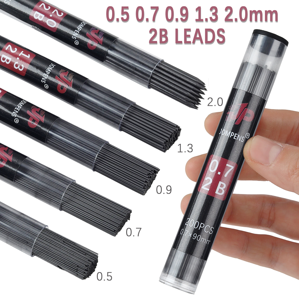 1box Large Capacity Round Tube - Mechanical Pencil Lead 评论和价格