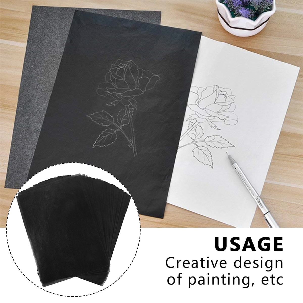 A4 Carbon Paper for Tracing Dr - Carbon Copy Book 评论和价格